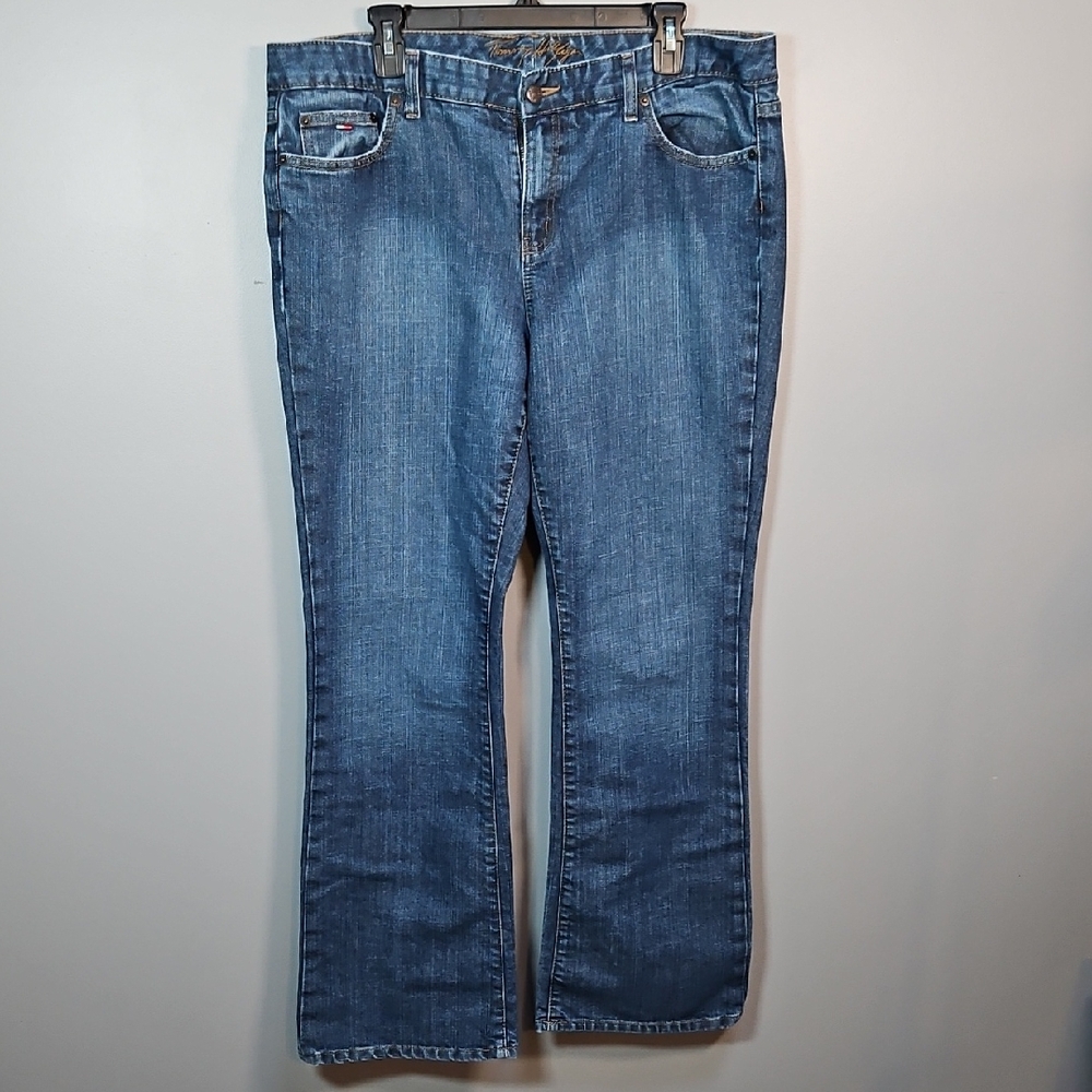 Tommy Hilfiger Women's Blue Boot Cut Jeans